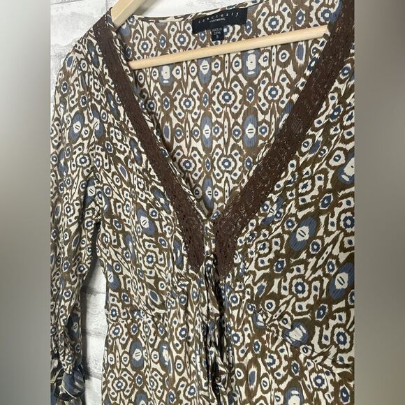 Sanctuary Long Sleeved Ruffled Mini Dress - Picture 3 of 8